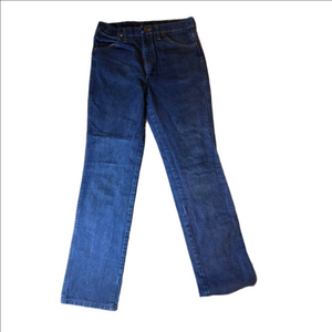 Women's Wrangler Blue Straight Leg Jeans 33
